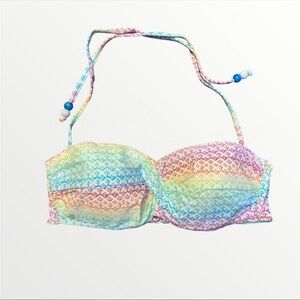 La Vie En Rose | XL Rainbow Twist Bikini Top (SC)